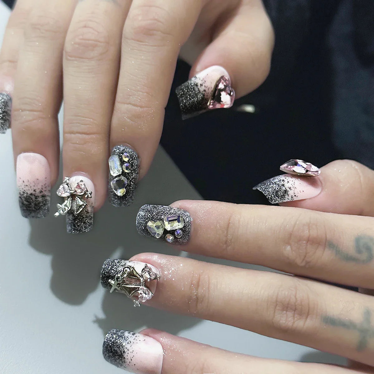 Y2K Star Press on Nails-27