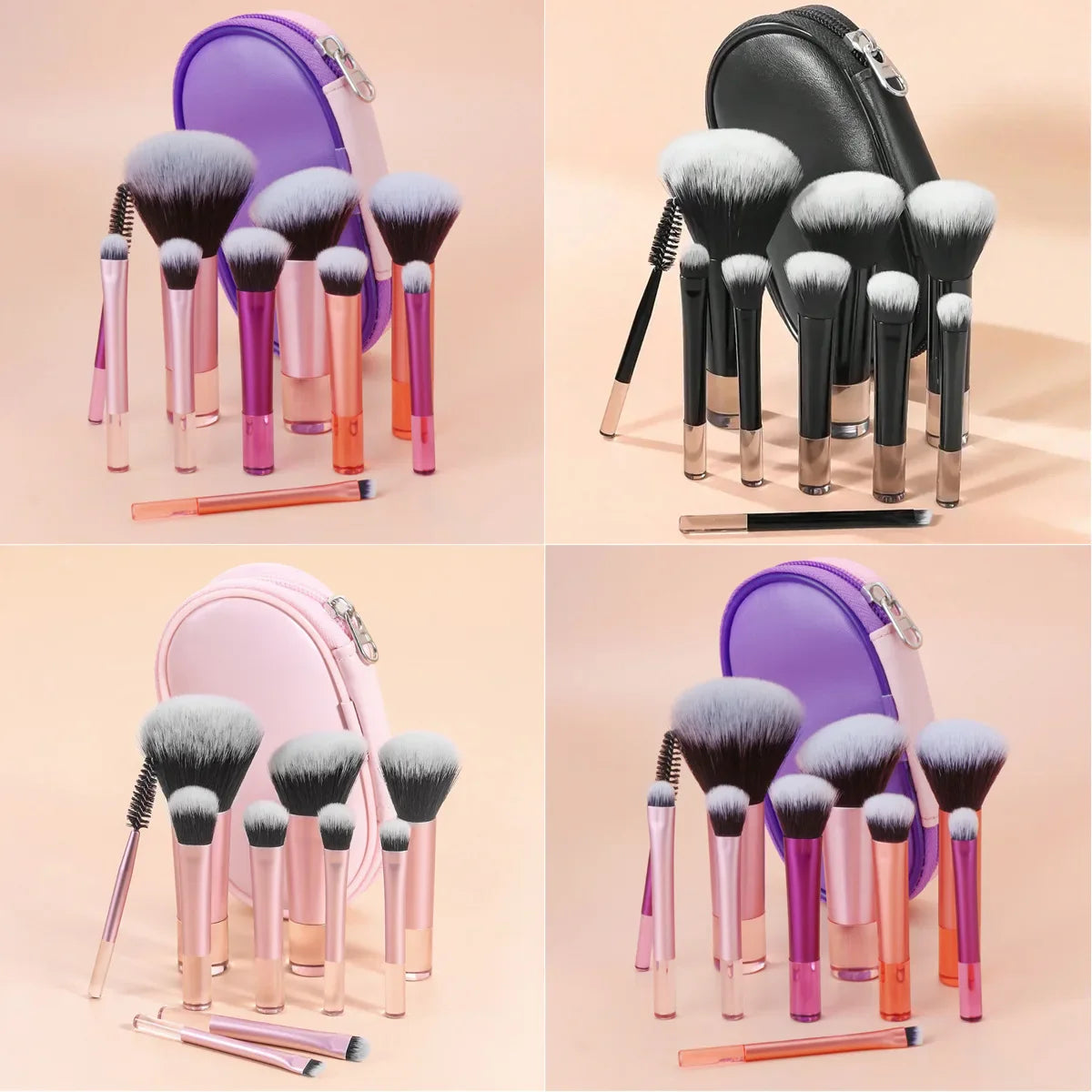 10 Piece Mini Makeup Brush Set Professional Tools-0