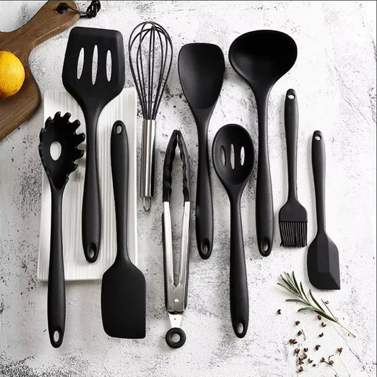 10 Piece Silicone Cookware Set for Kitchen-0