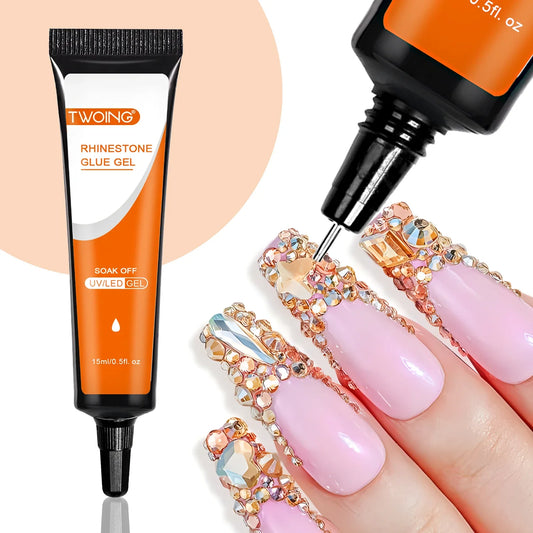 15mL Gel Nail Glue for Rhinestones and Gems-0