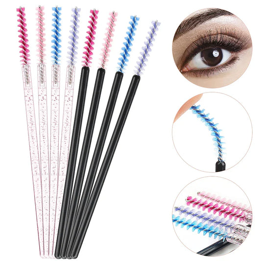 50Pcs Disposable Eyelash Brushes Set-0