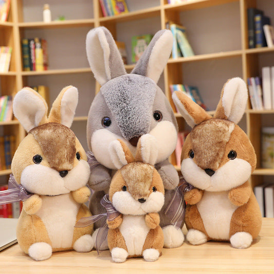 Adorable Plush White Rabbit Toys-0