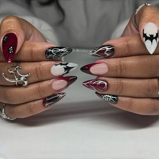 Almond Halloween Press-On Nails-0