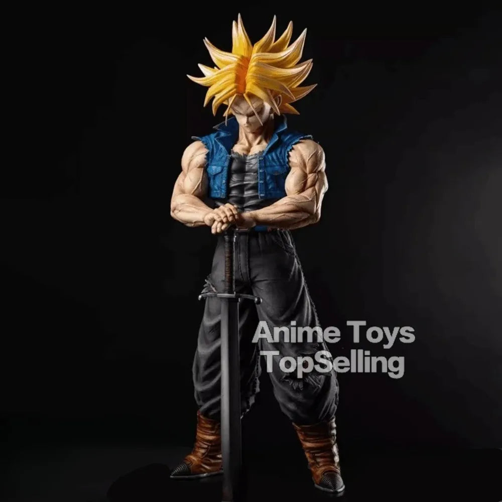 Anime Dragon Ball Z Trunks Figure 25cm Statue-2