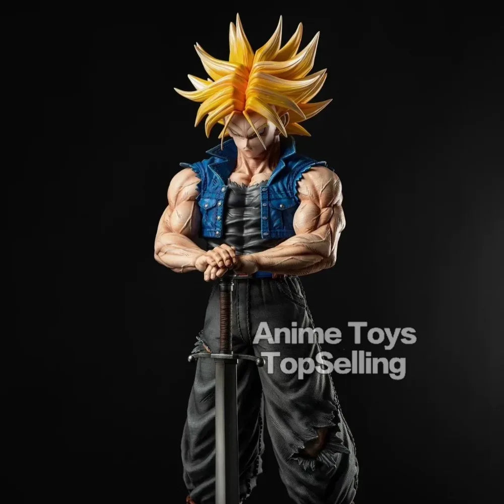 Anime Dragon Ball Z Trunks Figure 25cm Statue-4