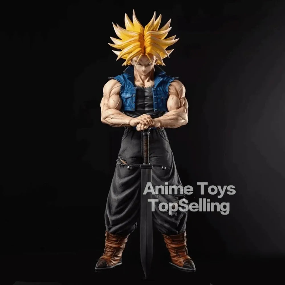 Anime Dragon Ball Z Trunks Figure 25cm Statue-5