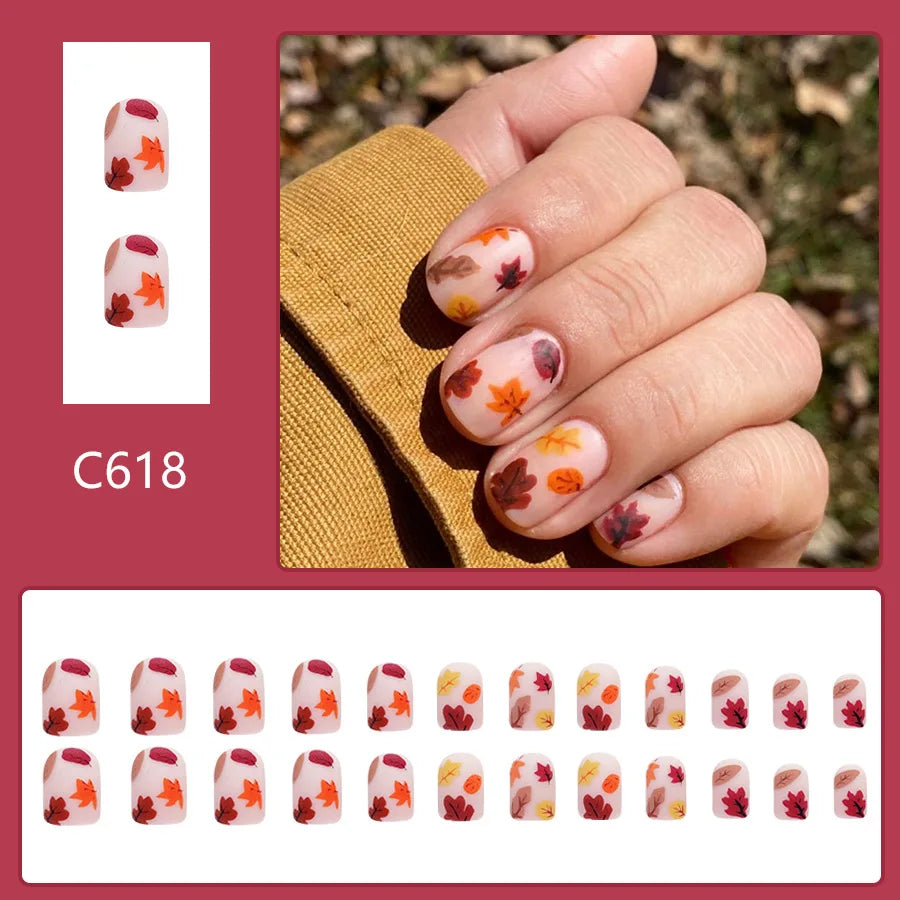 Autumn Press-On Nails-1