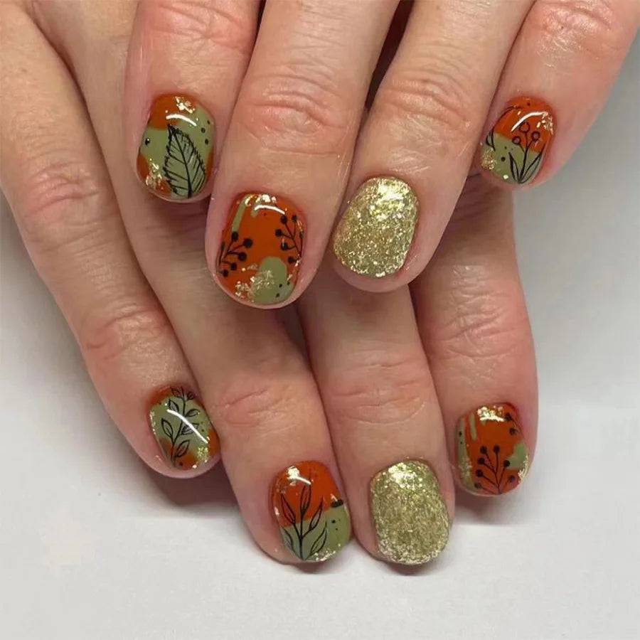 Autumn Press-On Nails-7
