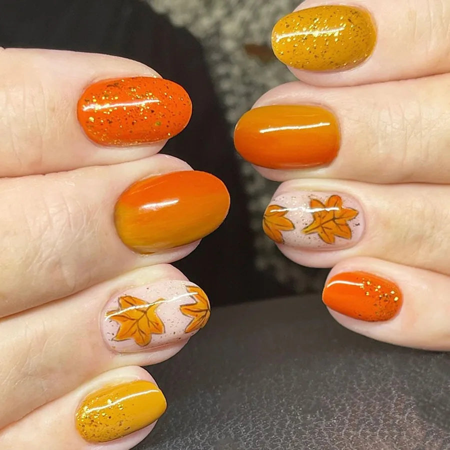 Autumn Press-On Nails-9
