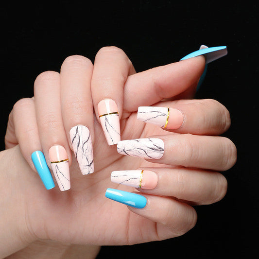 Ballet Coffin Fake Nails-0