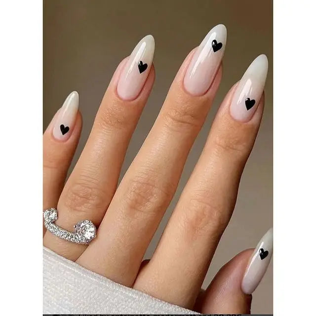 Blue Flame Love Press-On Nails-6