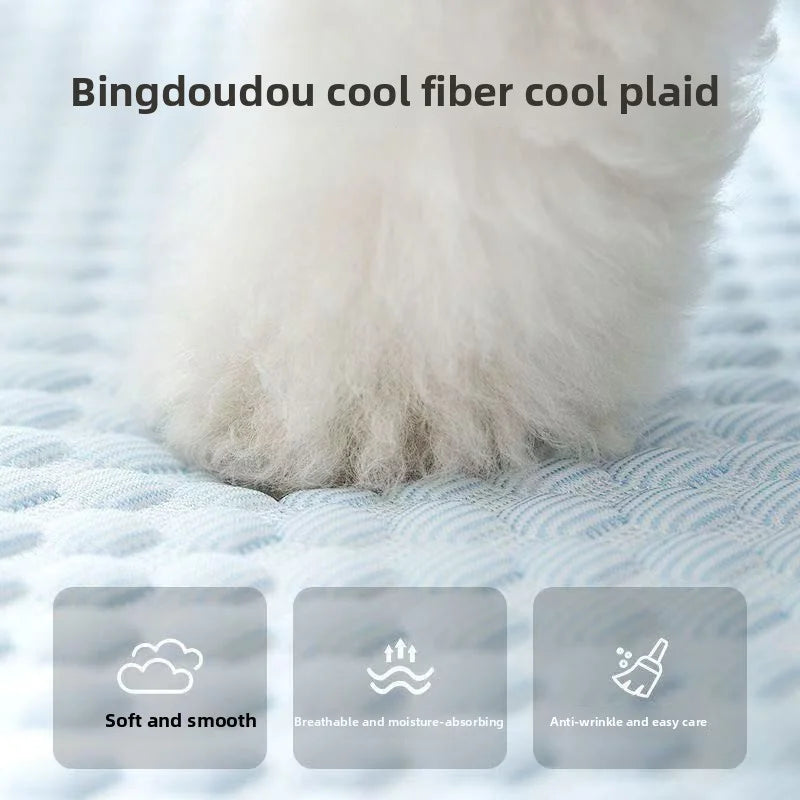 Breathable Summer Dog Bed Mat for Heatstroke Prevention-3