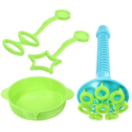 Bubble Blower Trumpet Toy Girl Toys Bubber Blowing Soap Tools Gift Dispenser Blue Gumballs-0