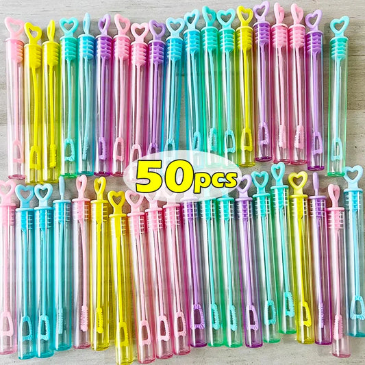Bubble Blowing Love Colored Test Tube Party Toys-0