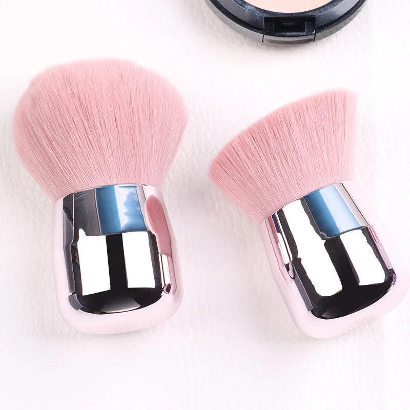 CALIYI Mini Fluffy Loose Powder Blush Brush Set-4