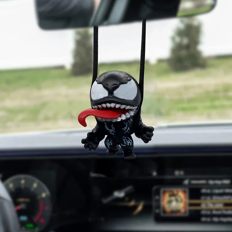 Cartoon Venom Car Pendant Interior Decor-0