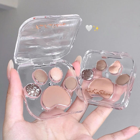 Cat Paw Shape Eye Shadow Palette 5 Colors-0