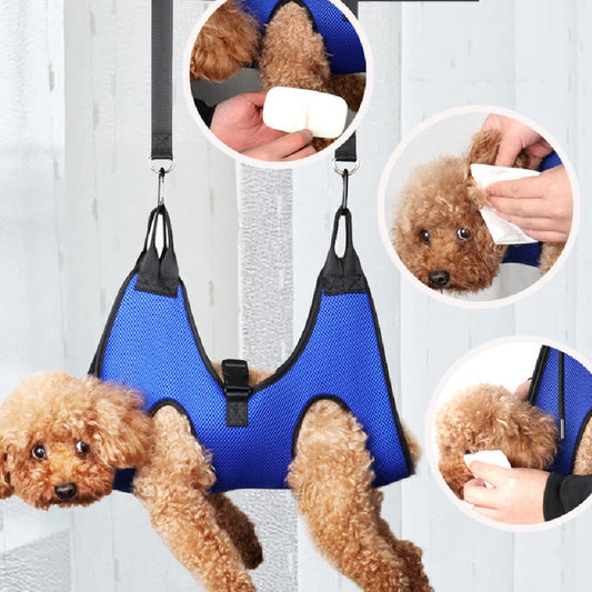 Cat and Dog Grooming Hammock Set-0