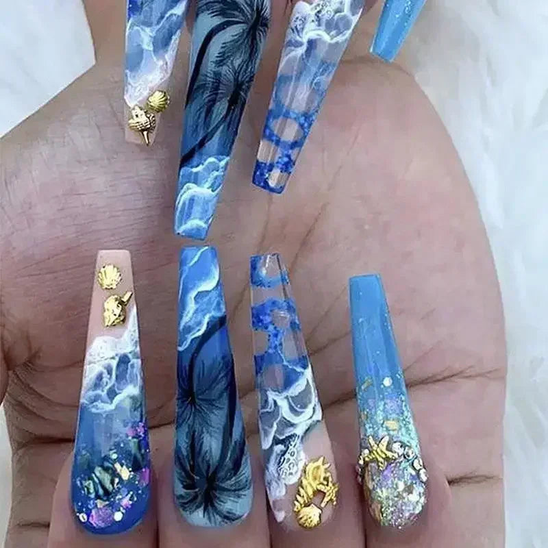 Chic Noir Ballerina Press-On Nails-29