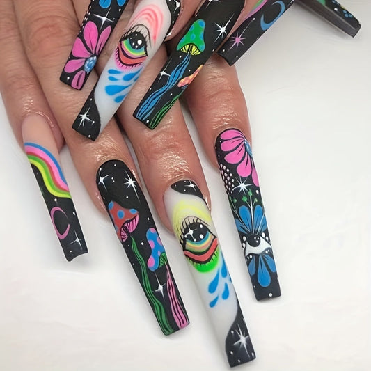 Coffin Press-On Nails-0