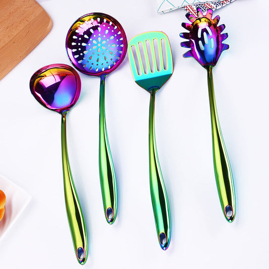 Colorful Stainless Steel Kitchen Utensils Set-0