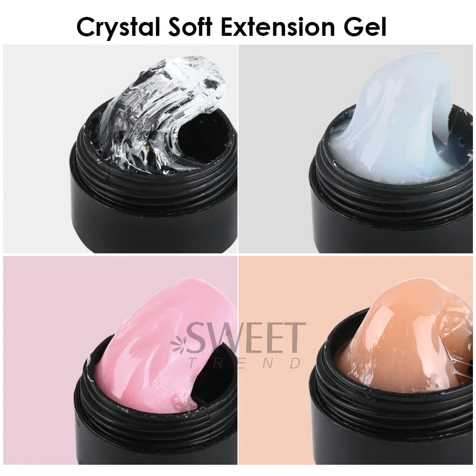 Crystal Soft Nail Gel Kit for Stunning DIY Manicures-1