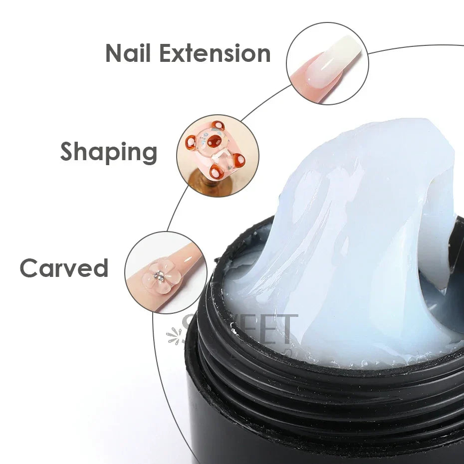 Crystal Soft Nail Gel Kit for Stunning DIY Manicures-2