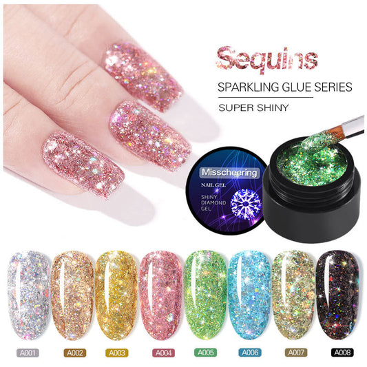 Diamond Nail Art UV Nail Polish Glue-0