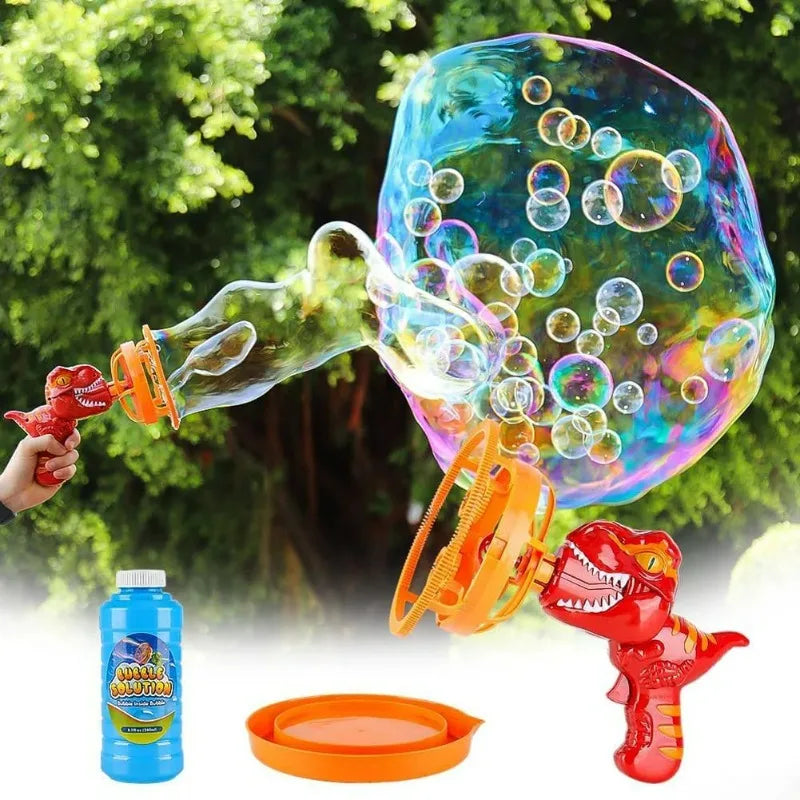 Dinosaur Bubble Gun Machine Toys-0