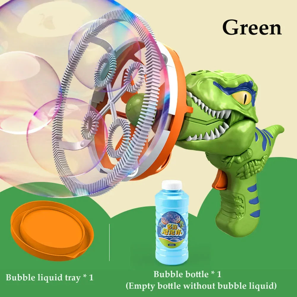 Dinosaur Bubble Gun Machine Toys-5