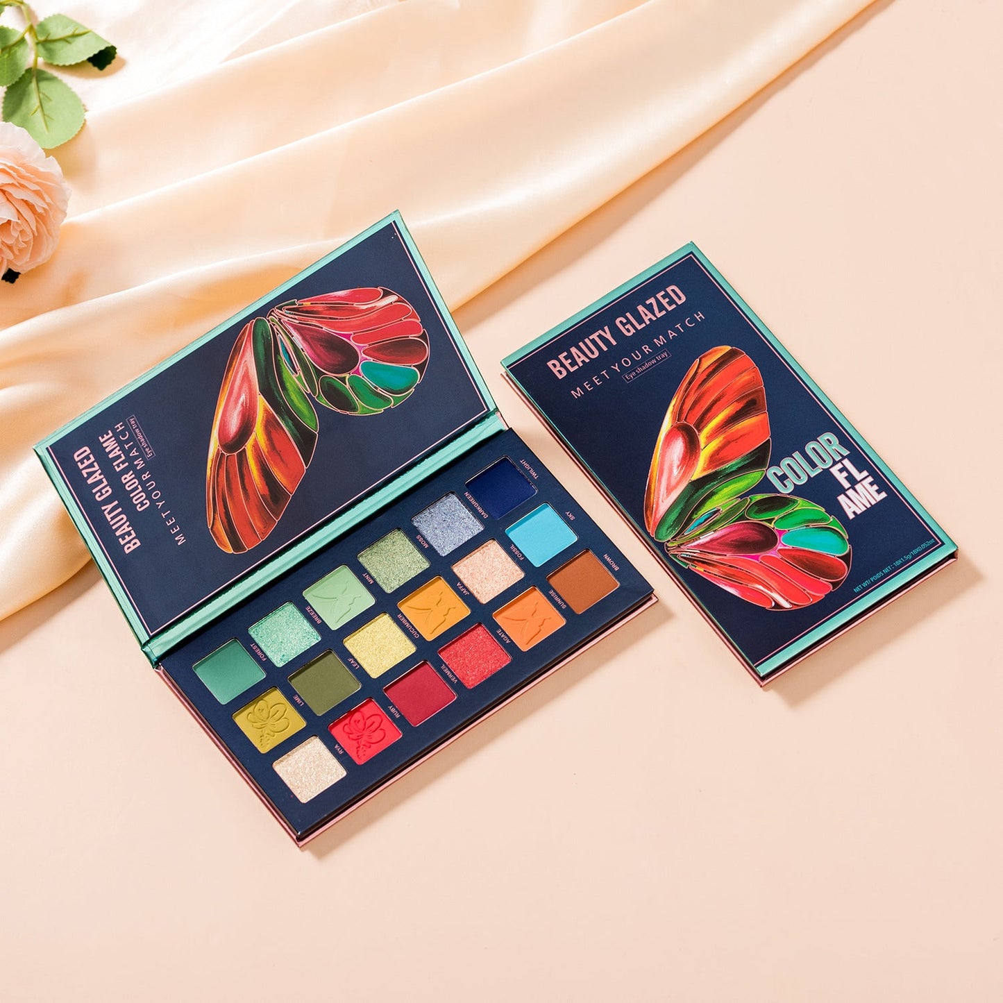 Easy-to-Apply 3D Butterfly Eyeshadow Palette-2