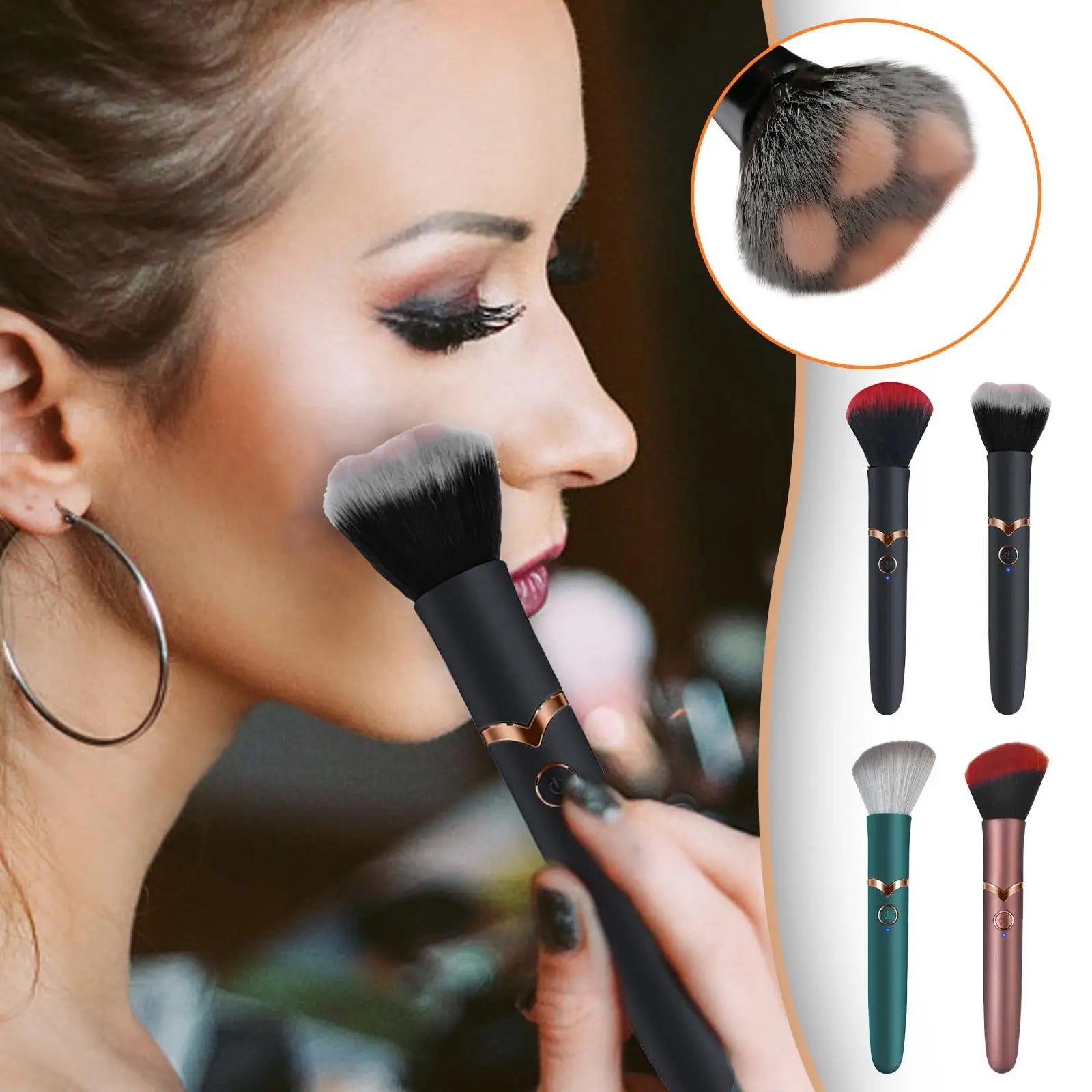 Electric Rechargeable Makeup Brush Tool-1