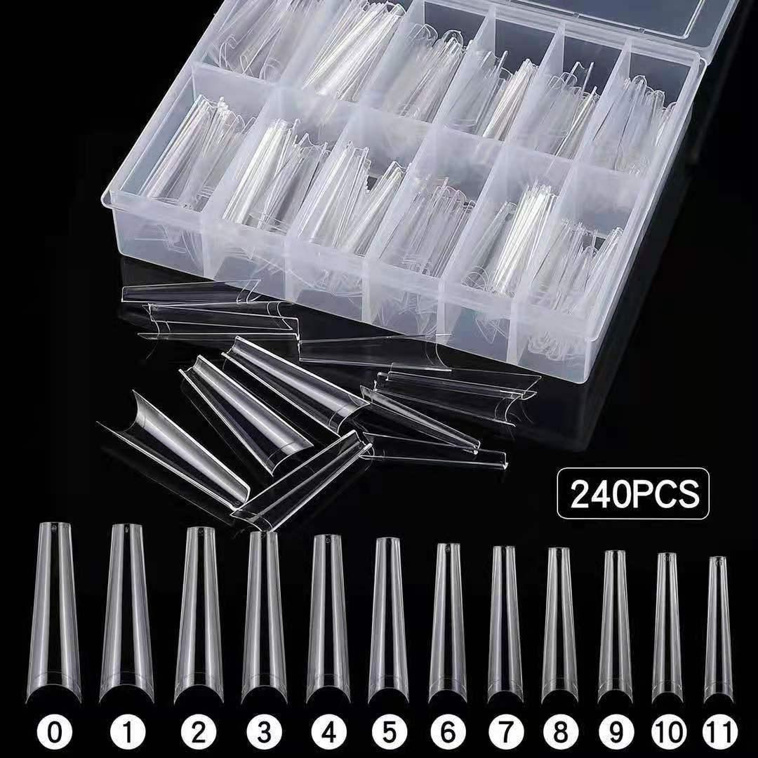 Elegant Acrylic French Nail Tips for Stunning Nail Art-7
