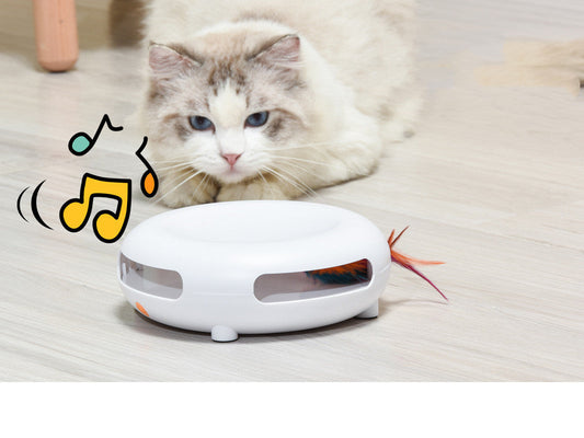 Entertaining Feline Feeding Station-0