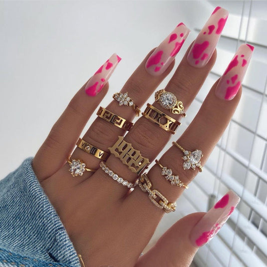 European And American Nails 24 Pieces-0