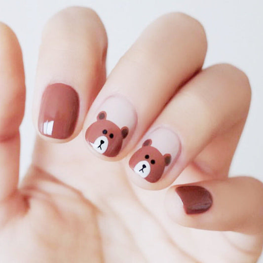 Fake nails finished nail patch-0