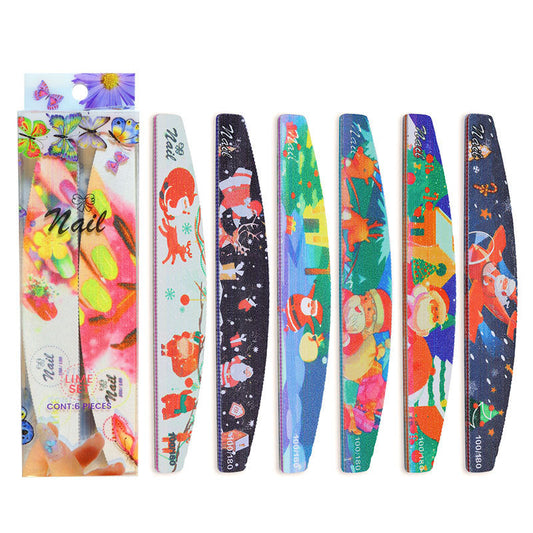 Festive Christmas Nail Rubbing Strips-0