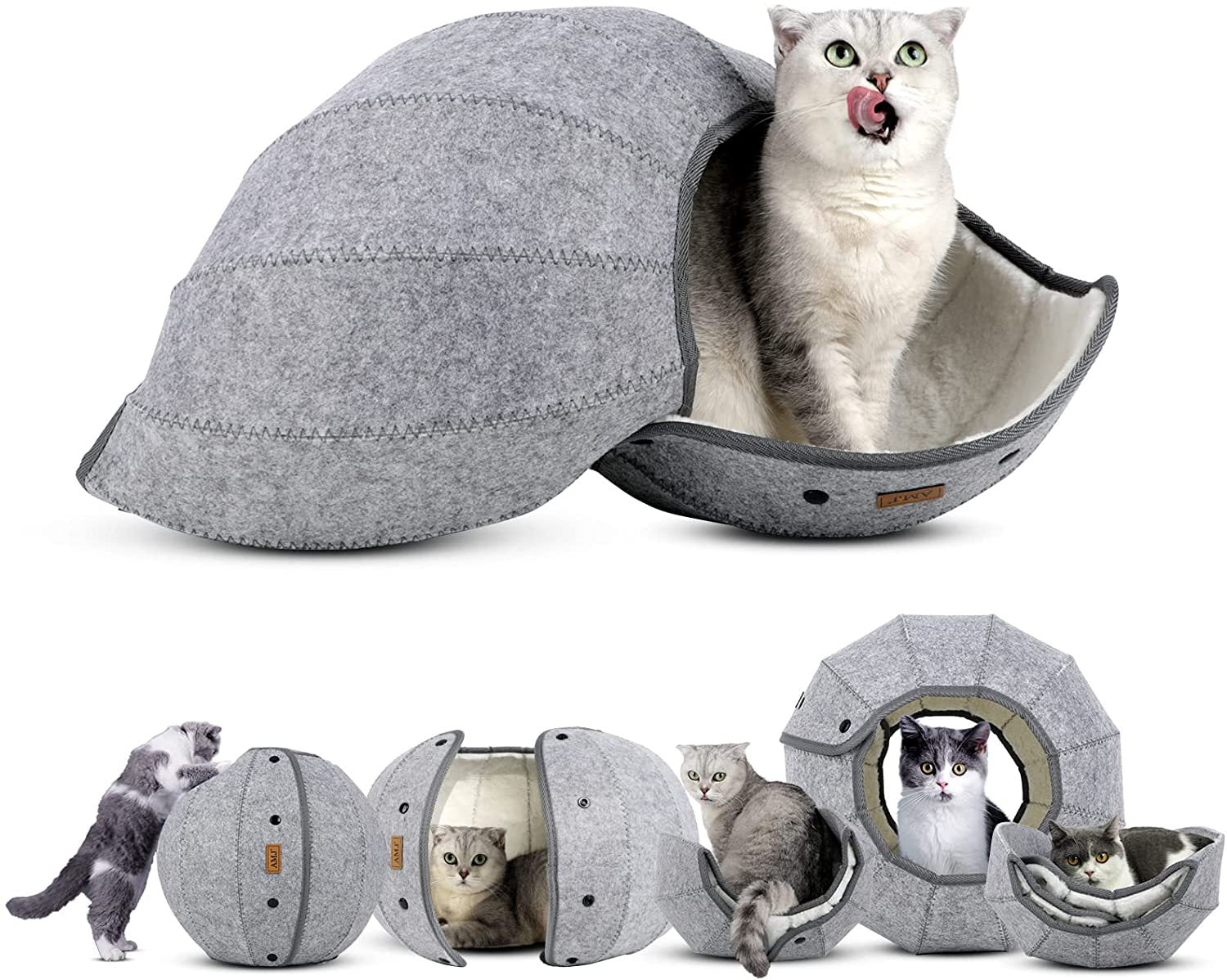 Foldable Cat Tunnel Toy-0