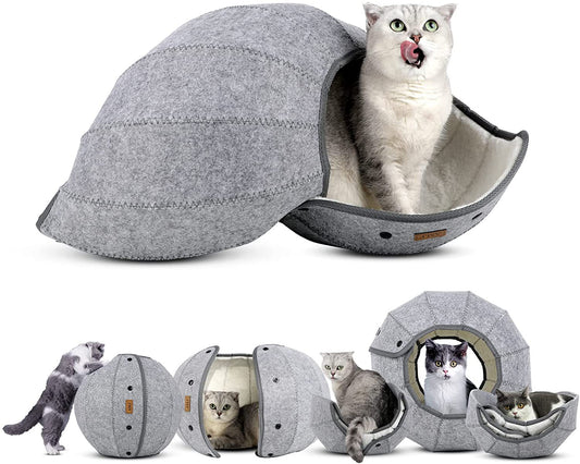 Foldable Cat Tunnel Toy-0