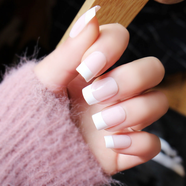 French Long Fake Nails-3