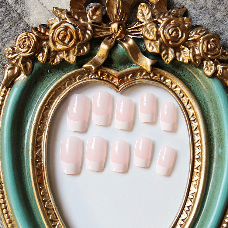 French Long Fake Nails-4