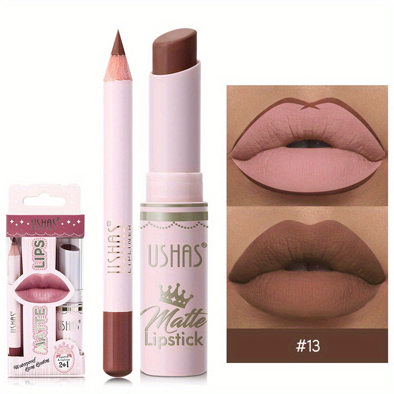 Golden Box Matte Lipstick & Liner-20