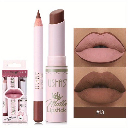 Golden Box Matte Lipstick & Liner-20