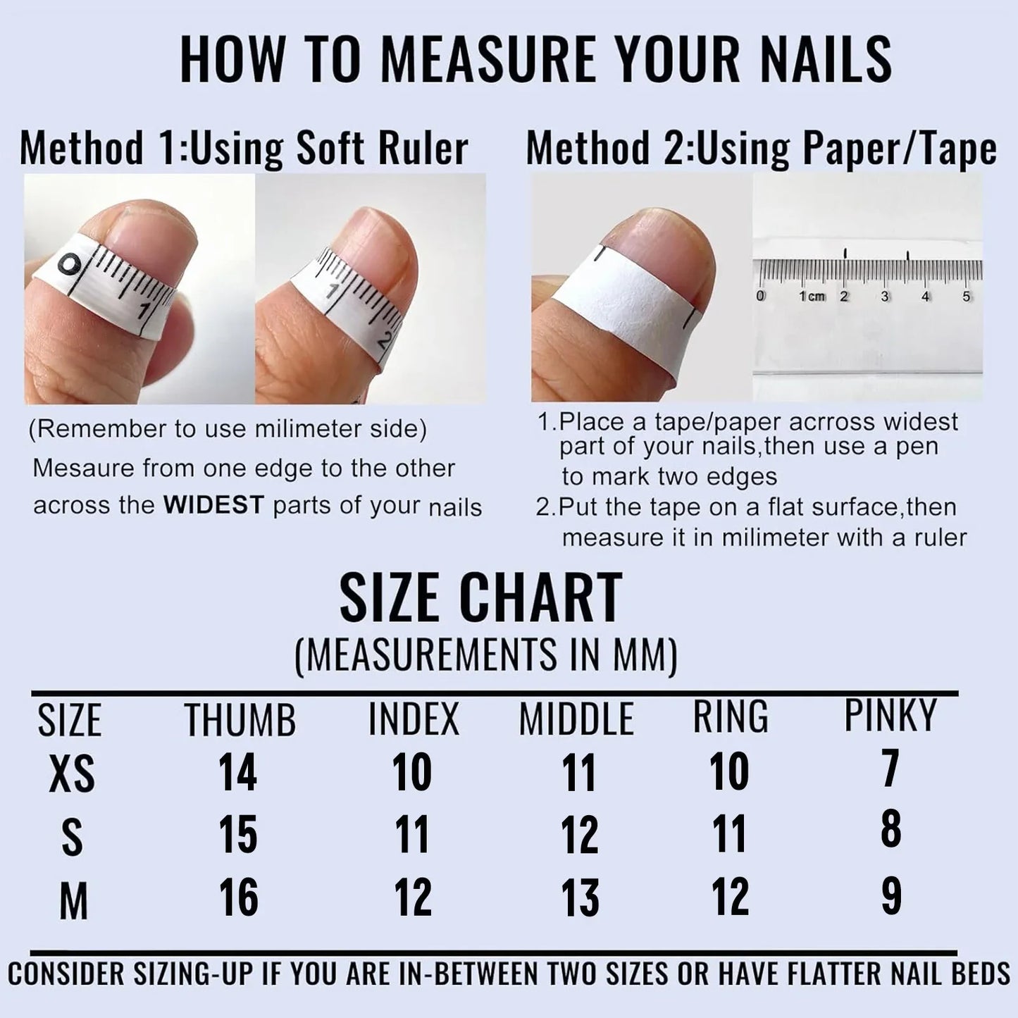 Handmade Retro Press On Nails Set-2