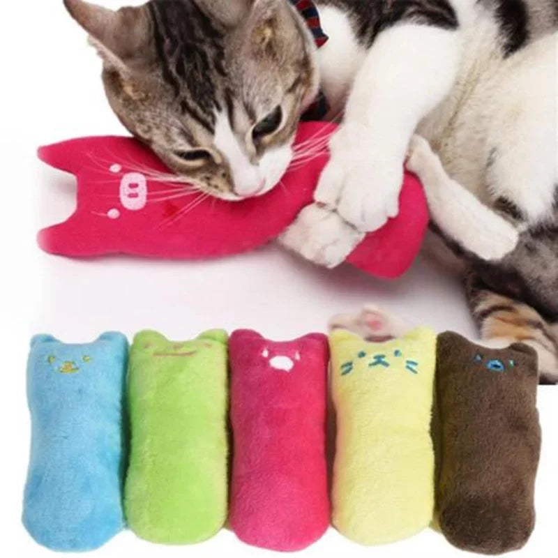 Interactive Catnip Infused Plush Toy Pillow-0