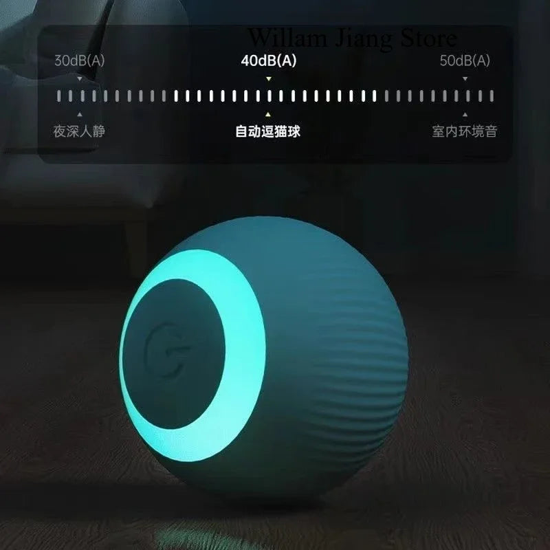Interactive Rechargeable Cat Ball Toy-2