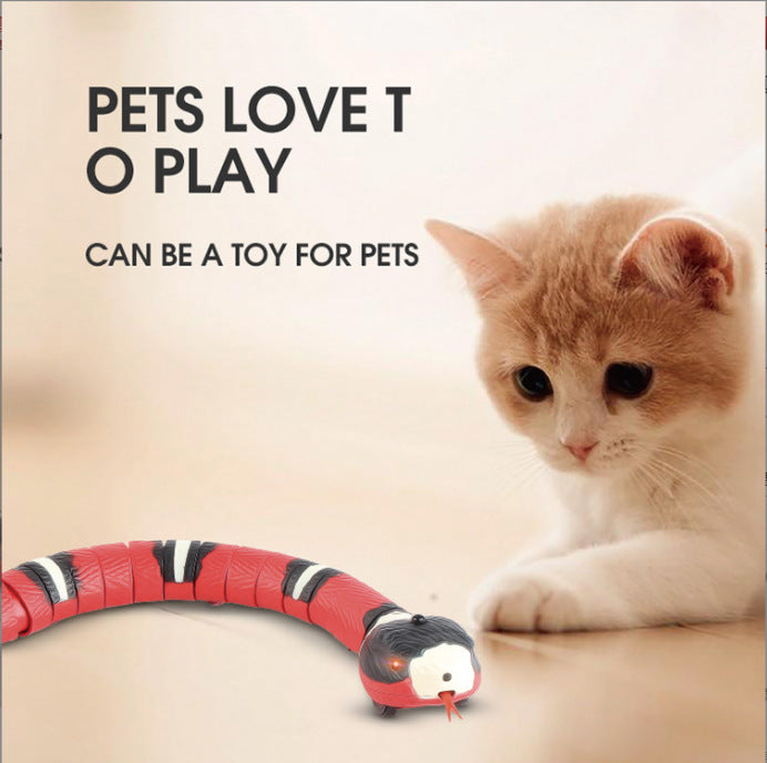 Interactive Smart Sensing Snake Cat Toy-0