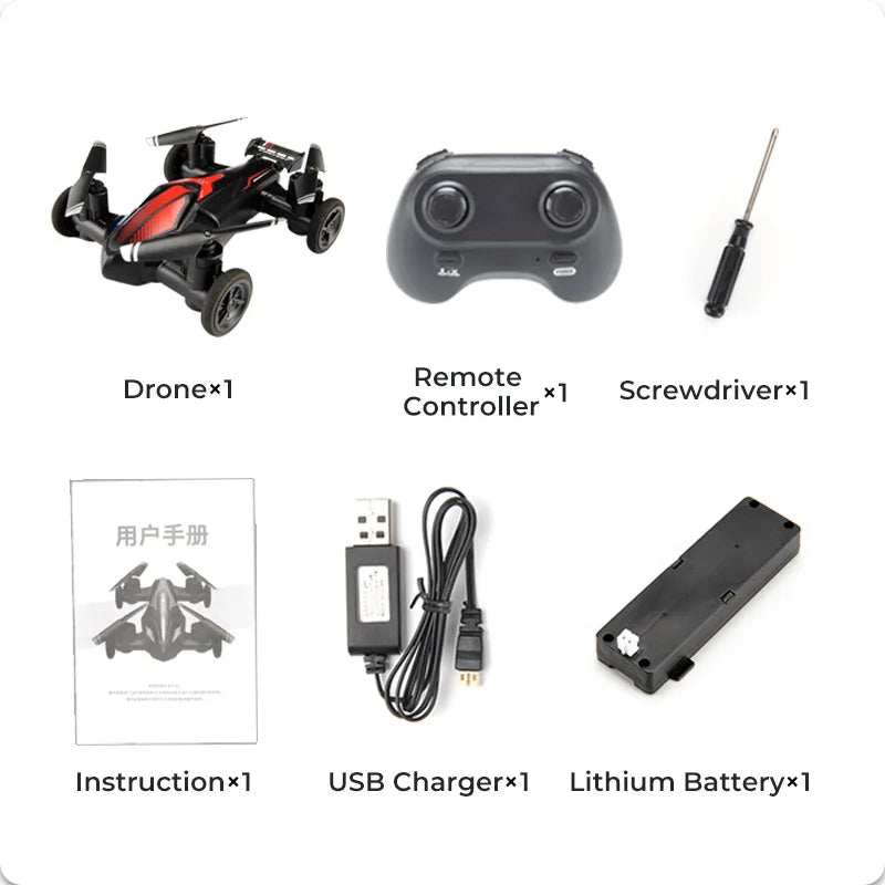 JJRC H103 Mini RC Quadcopter & Cars Combo-2