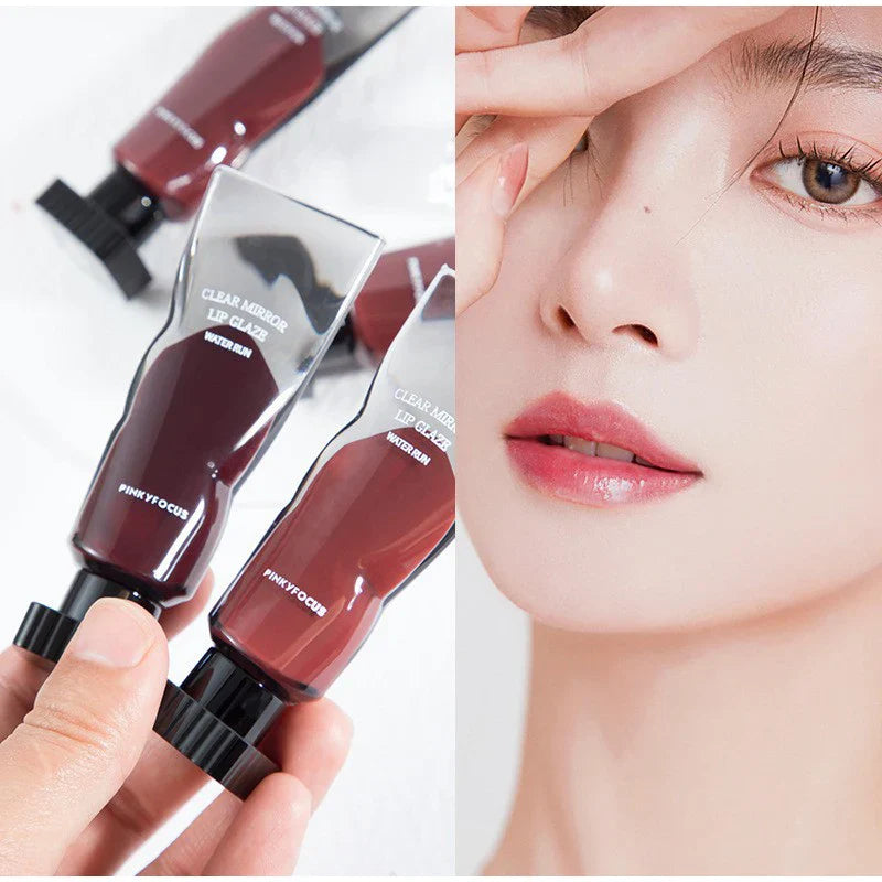 Jelly Mirror Water Lip Gloss Waterproof Lip Tint-4