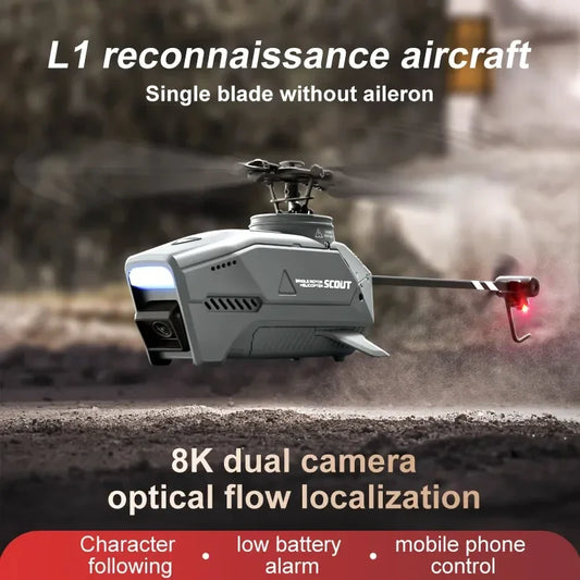 L1 Pro RC Helicopter with Wifi FPV Camera-0